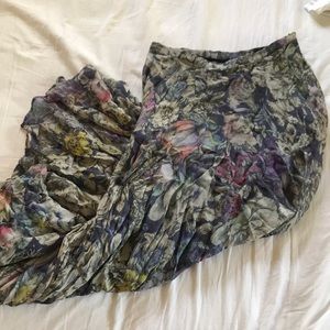 Anthropologie maxi skirt